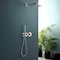 Kibi Circular 2 Function Thermostatic Shower System With Rough In Valve- Brushed Nickel KSF410BN - alternate 7